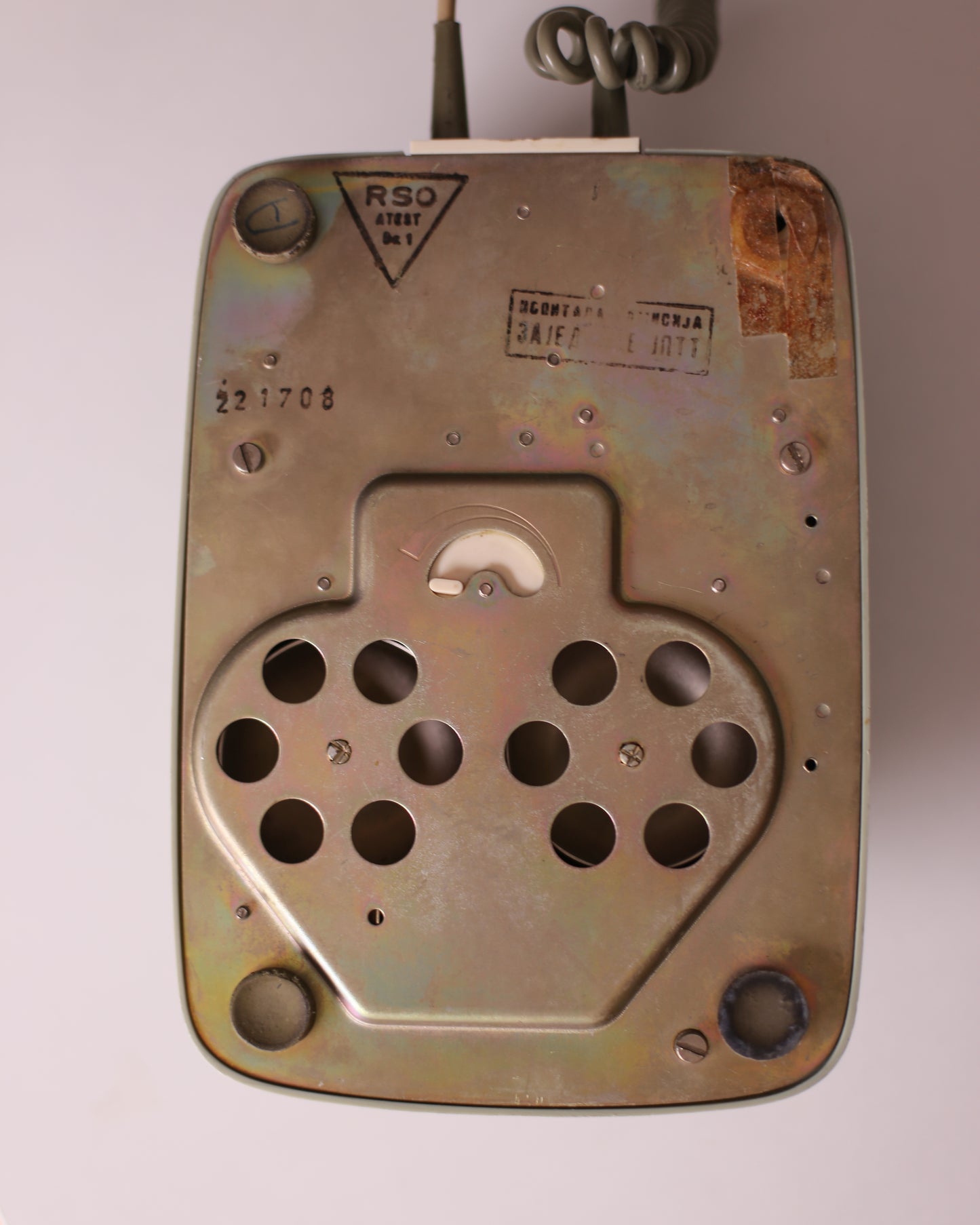 Vintage rotary telephone Ei Niš