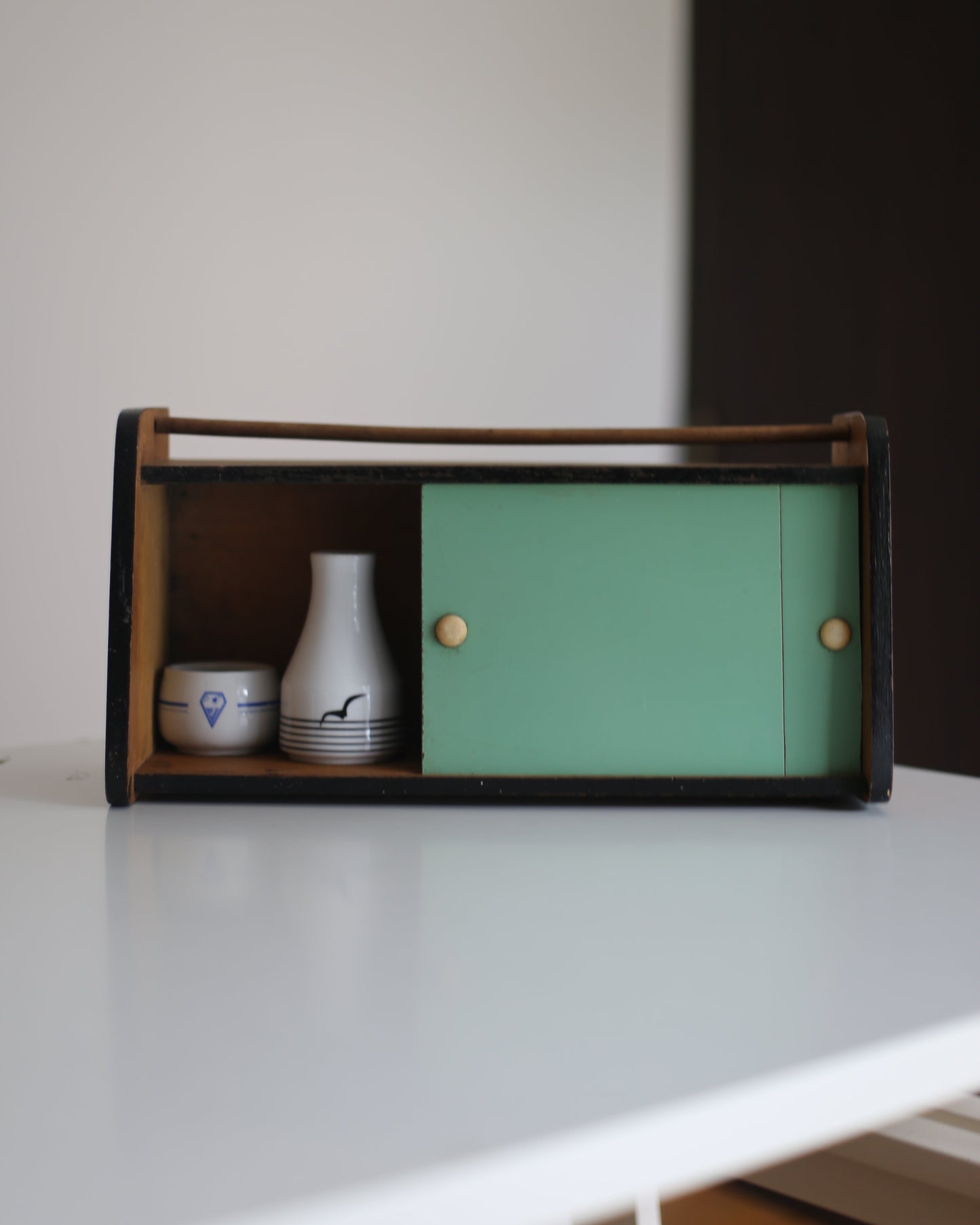 Vintage wall-mounted kitchen cabinet