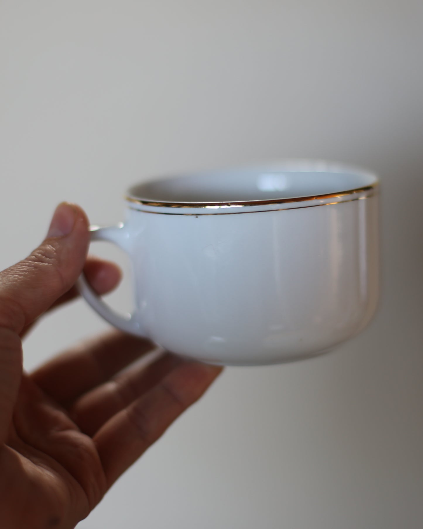 Jugokermika coffee cup with gold rim