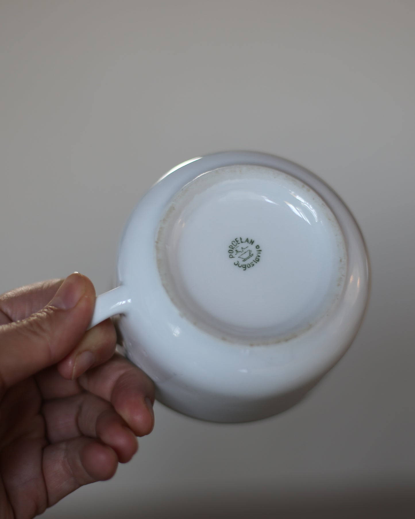 Jugokermika coffee cup with gold rim
