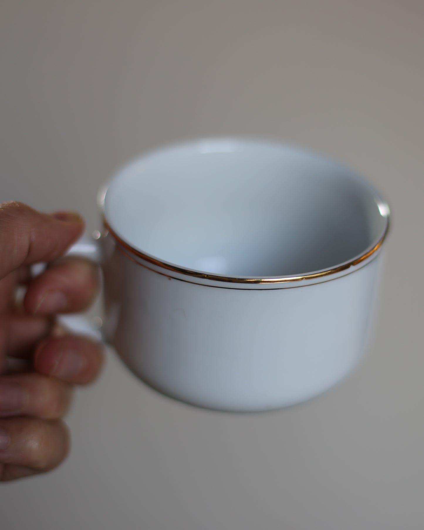 Jugokermika coffee cup with gold rim