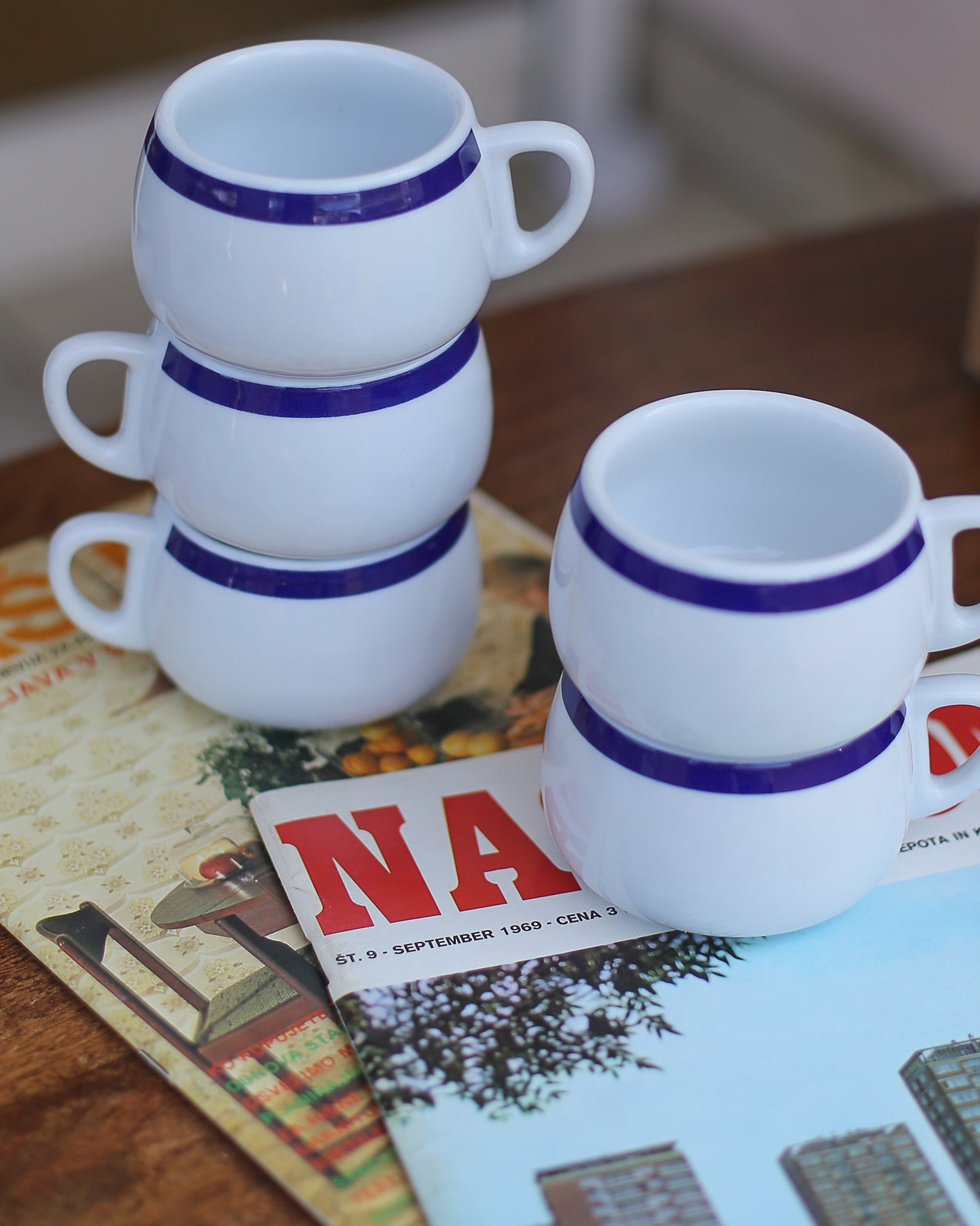 Vintage Jugokeramika Chubby Coffee Cup – 100 ml