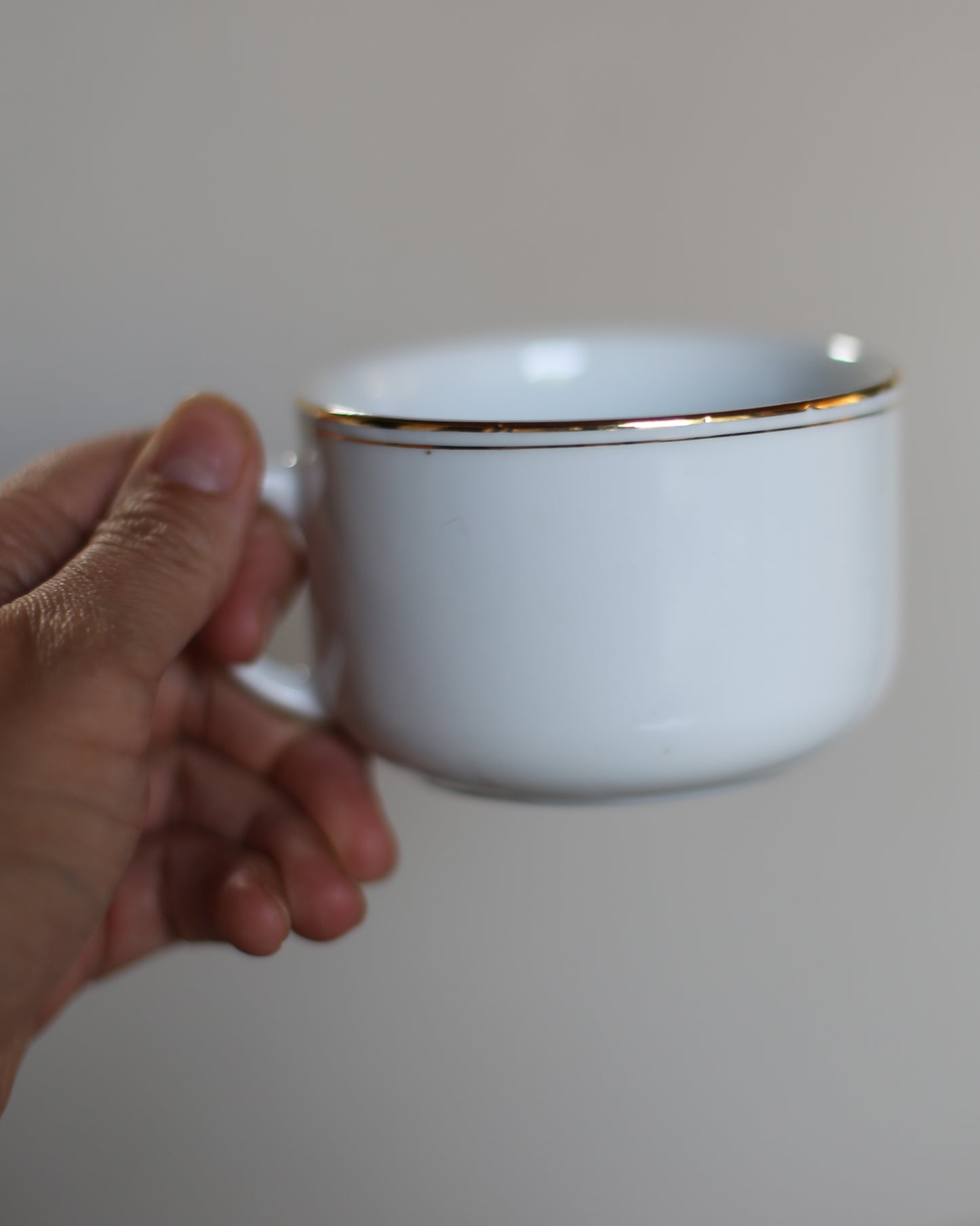 Jugokermika coffee cup with gold rim