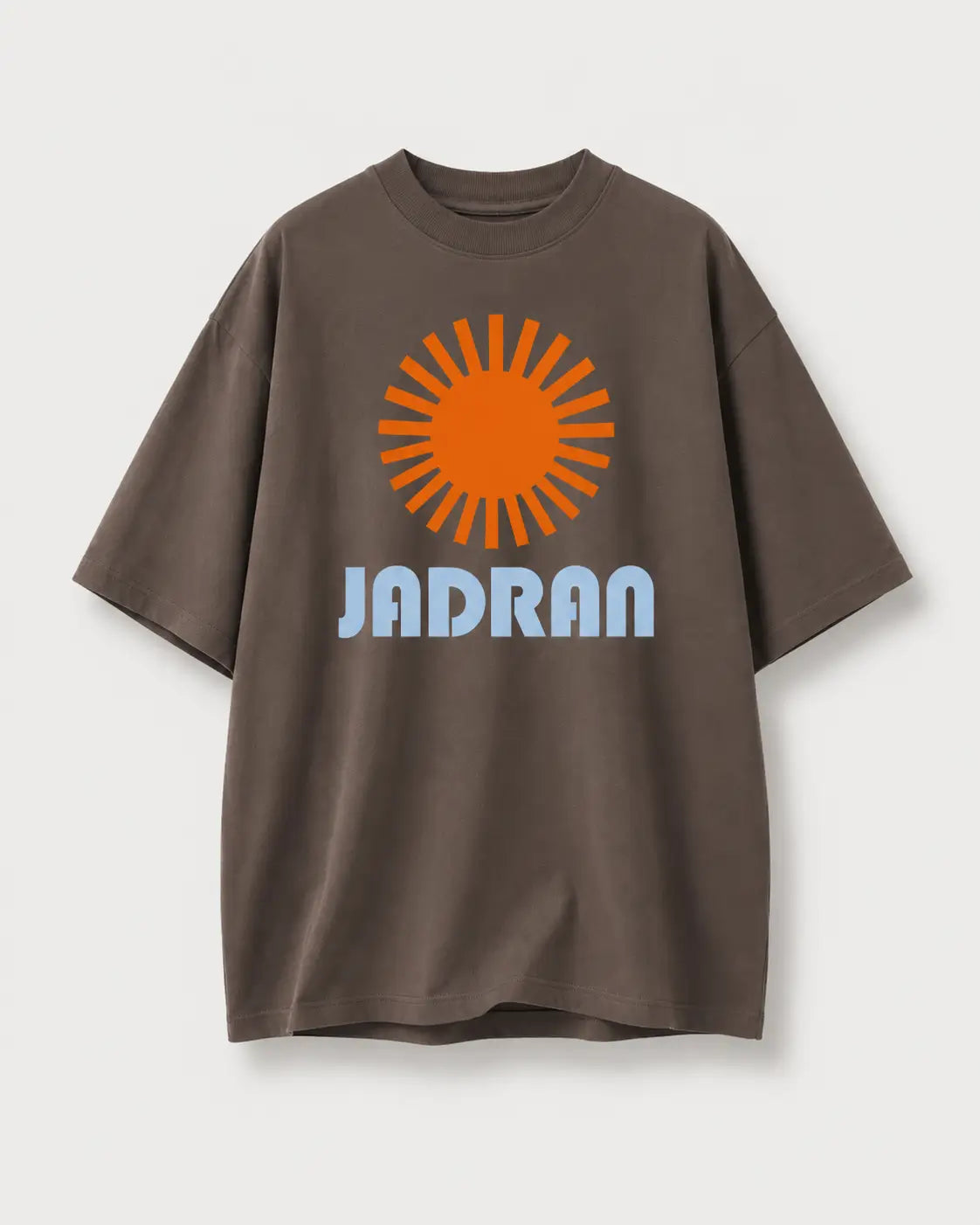 Unisex Oversized Sun Brown T-Shirt