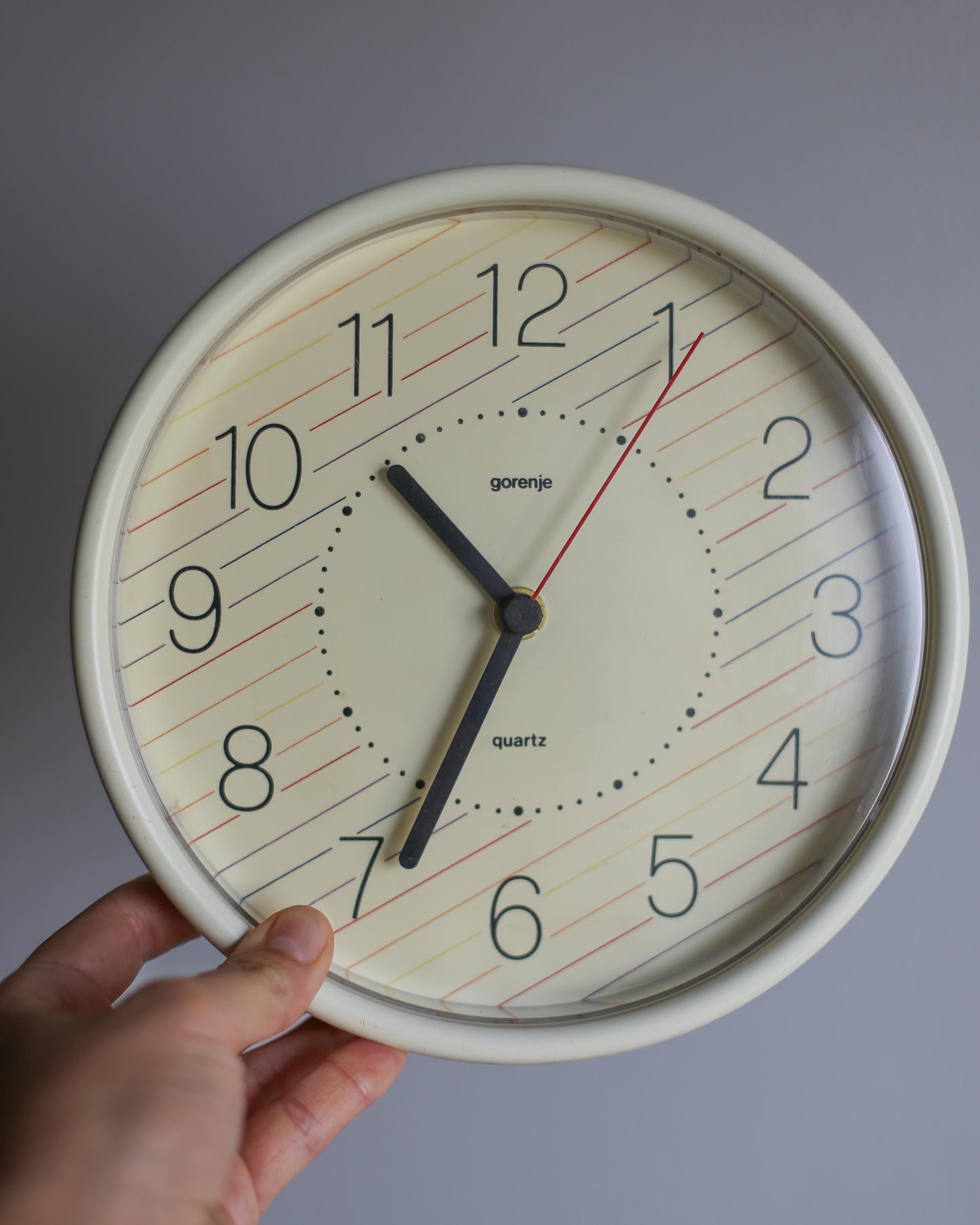 Retro Gorenje wall clock