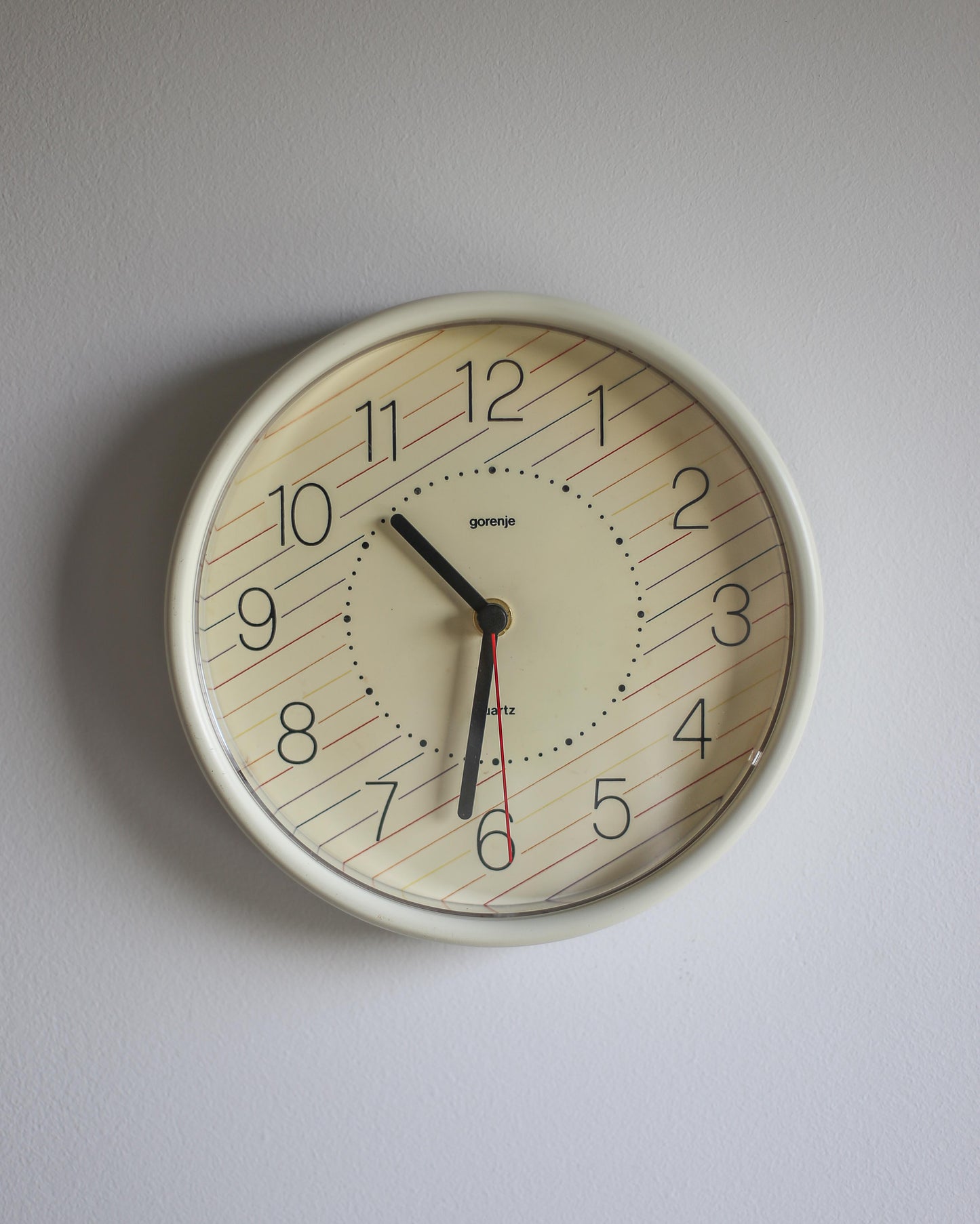 Retro Gorenje wall clock