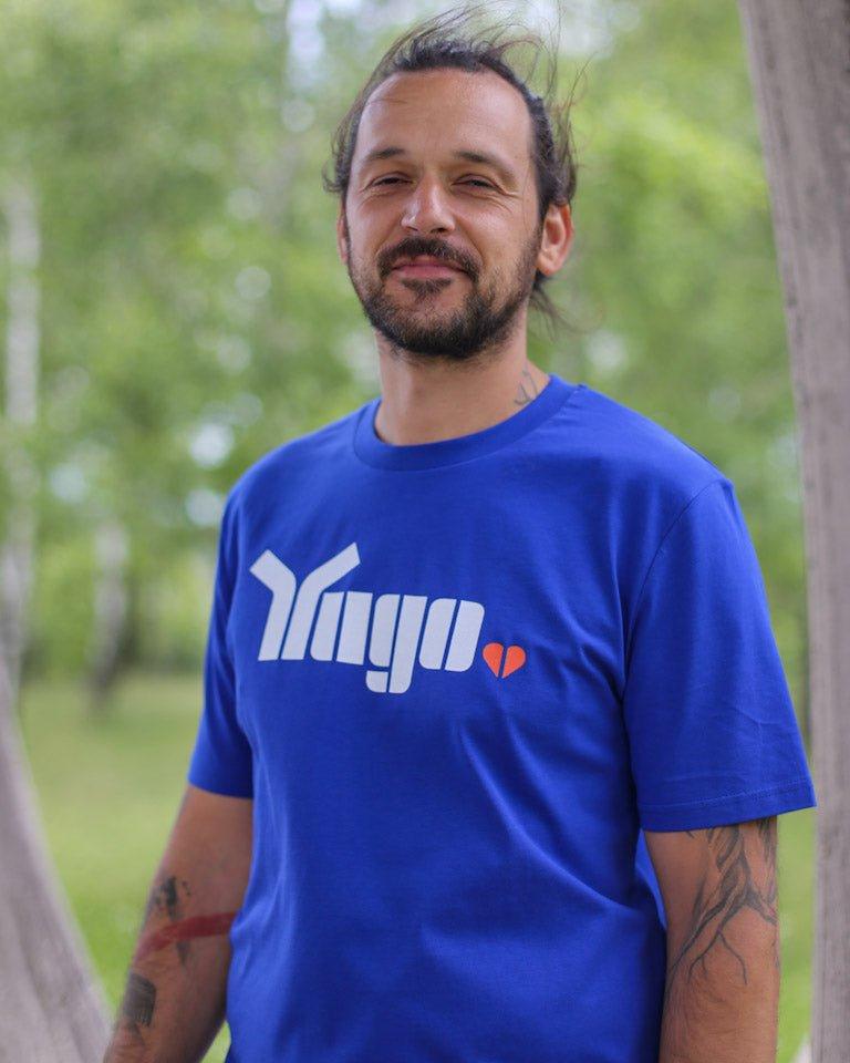 Blue Unisex Yugo T-Shirt - Made in Yugoslavia
