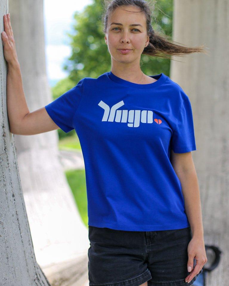 Blue Women's Yugo T-Shirt - Made in Yugoslavia