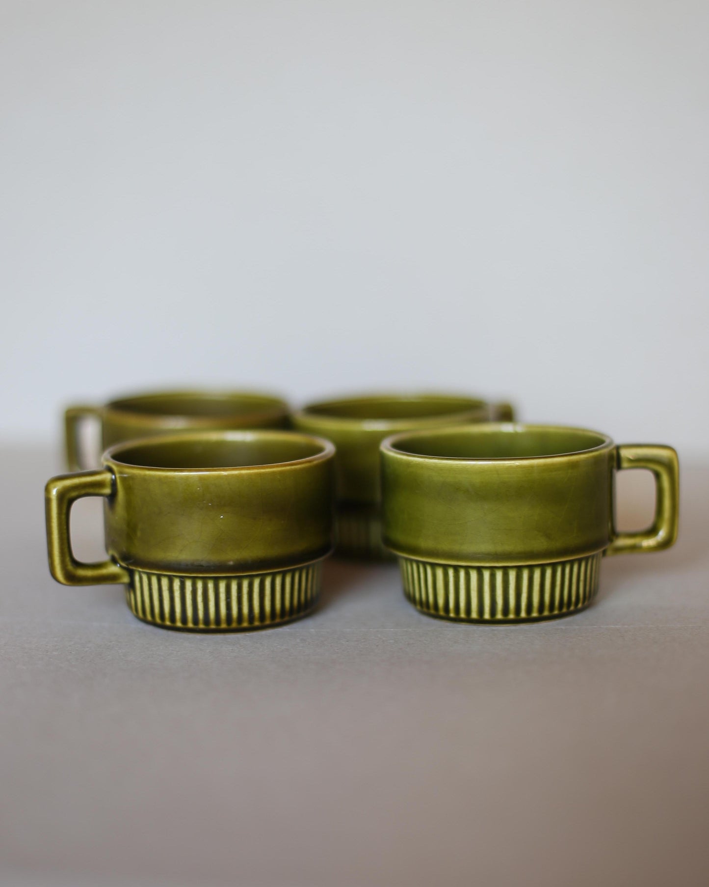 Vintage Yugoslav Kil Ceramic Espresso Cups – Set of 4