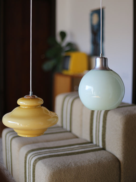 A pair of vintage lamps