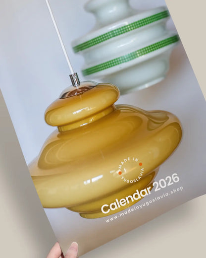 Wall Calendar Made in Yugoslavia 2026