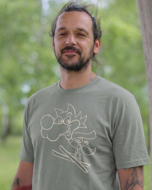 Unisex Gray Vučko T-Shirt