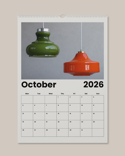 Wall Calendar 2026 Made in Yugoslavia