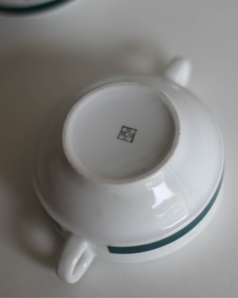 A set of vintage Jugokeramika bowls for Golf Hotel Bled