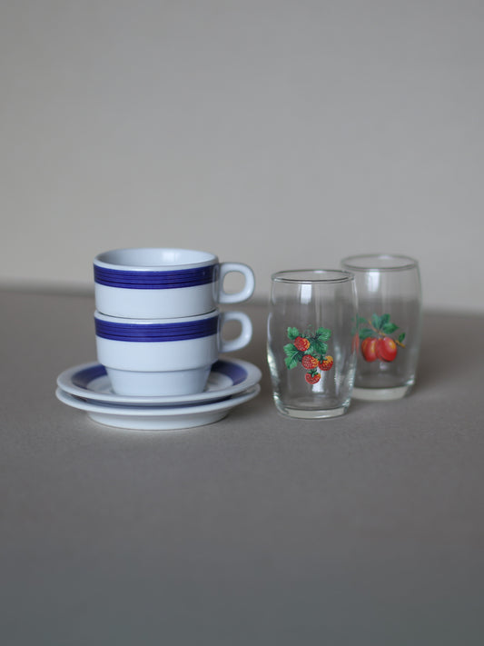 Vintage Coffee Cups and Fruit Glasses – Yugoslavia