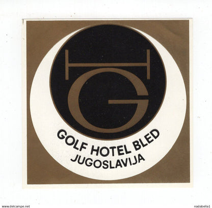 A set of vintage Jugokeramika bowls for Golf Hotel Bled