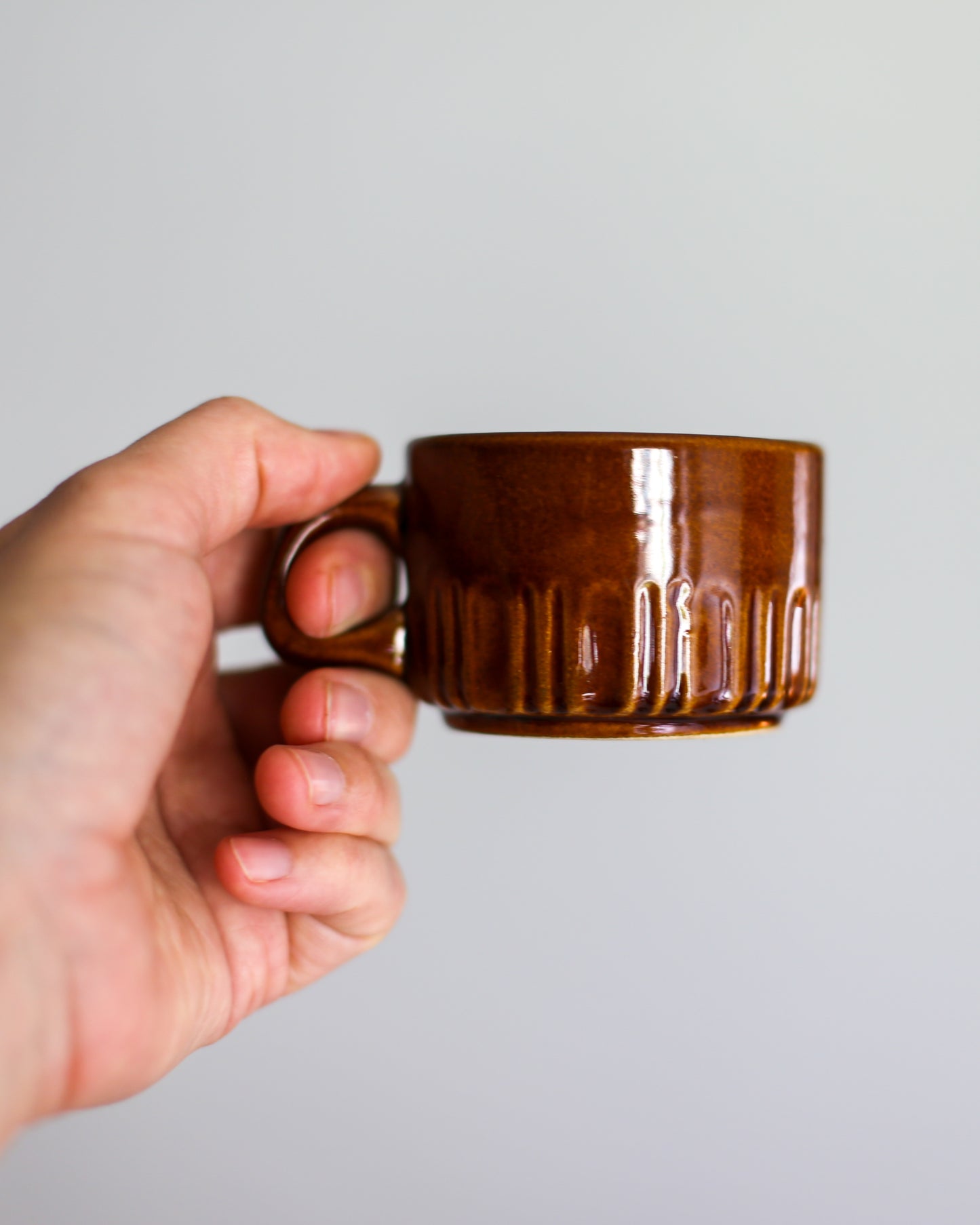 Set of 5 KIL Vintage Coffee Cups with Saucers