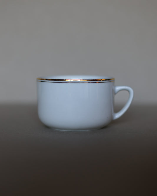 Jugokermika coffee cup with gold rim