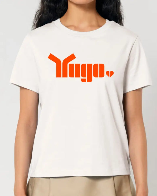 Women's medium fit Red Yugo T-Shirt