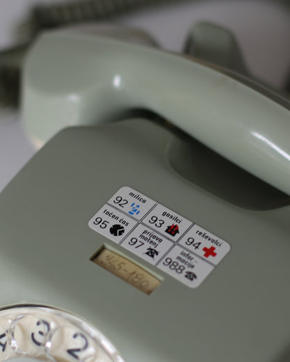 Vintage rotary telephone Ei Niš