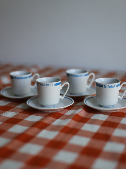 Vintage Zajecar Coffee Cups