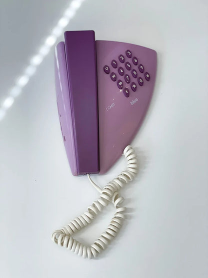 Vintage Iskra Purple Comet Telephone