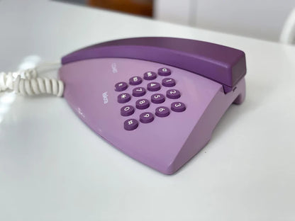 Vintage Iskra Purple Comet Telephone