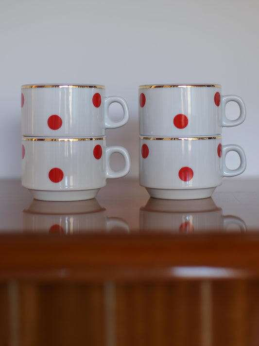 Polka Dot Cup Set (4-Pack) – Special Bundle Price