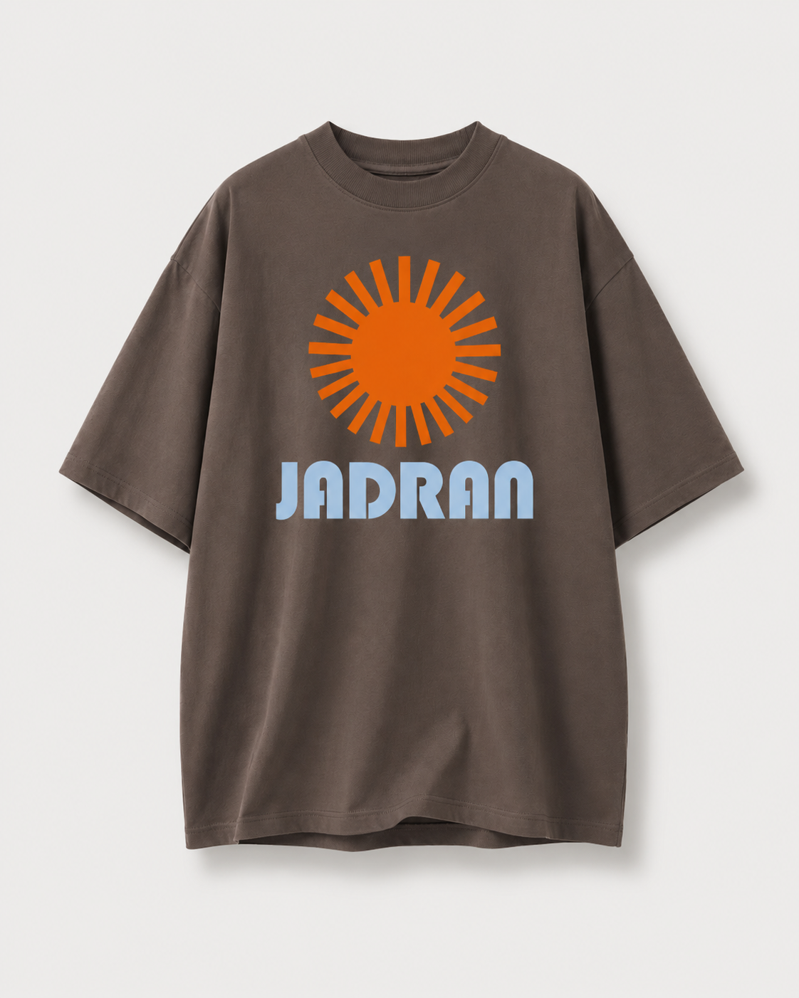 Unisex Oversized Sun Brown T-Shirt