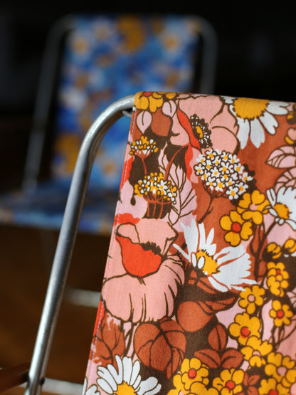 Retro Folding Chairs Pair