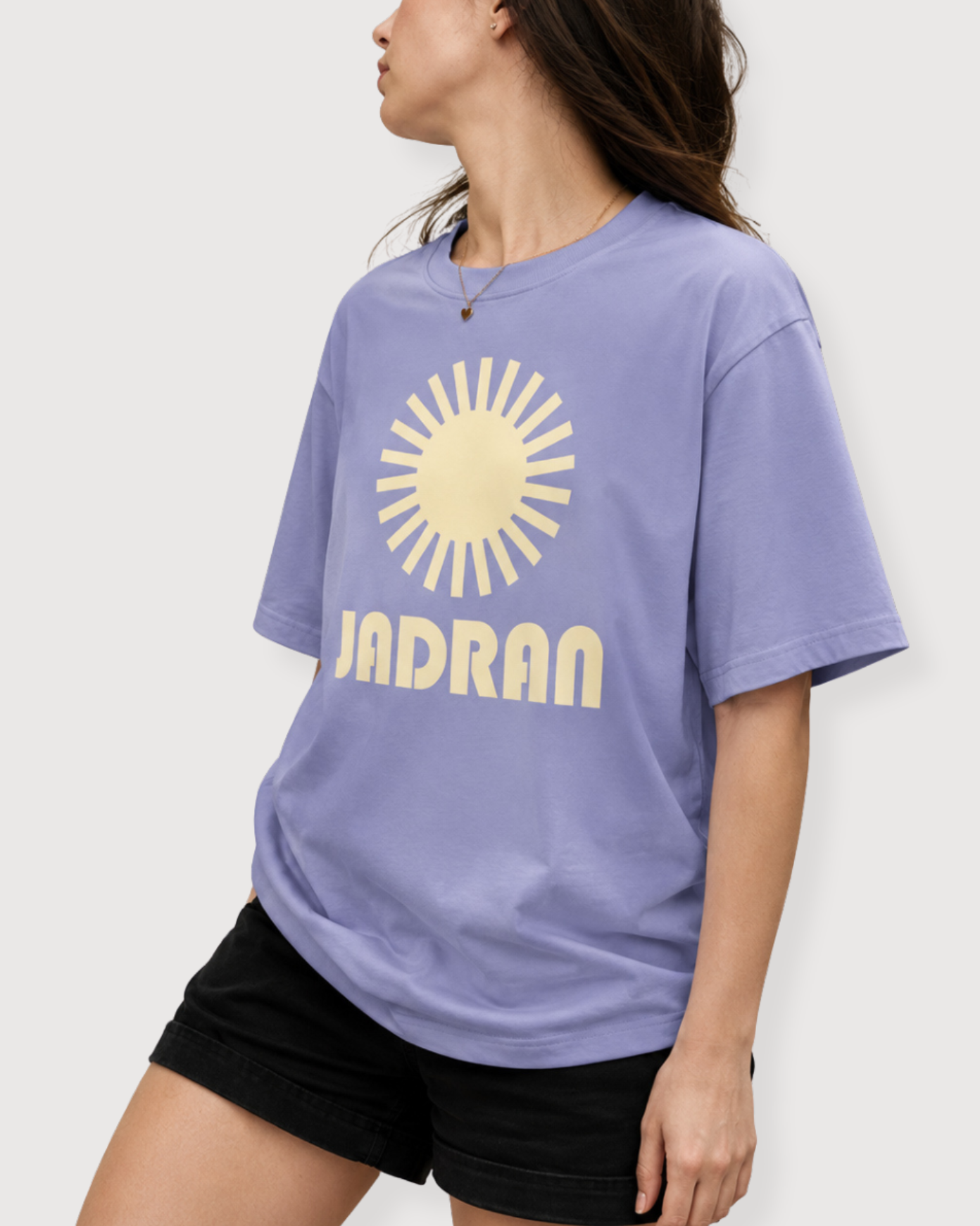 Unisex Oversized Sun Violet T-Shirt
