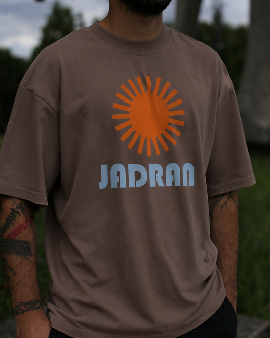 Unisex Oversized Sun Brown T-Shirt