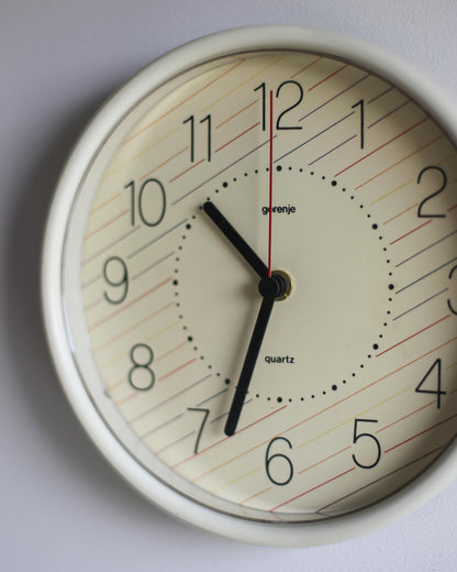 Retro Gorenje wall clock