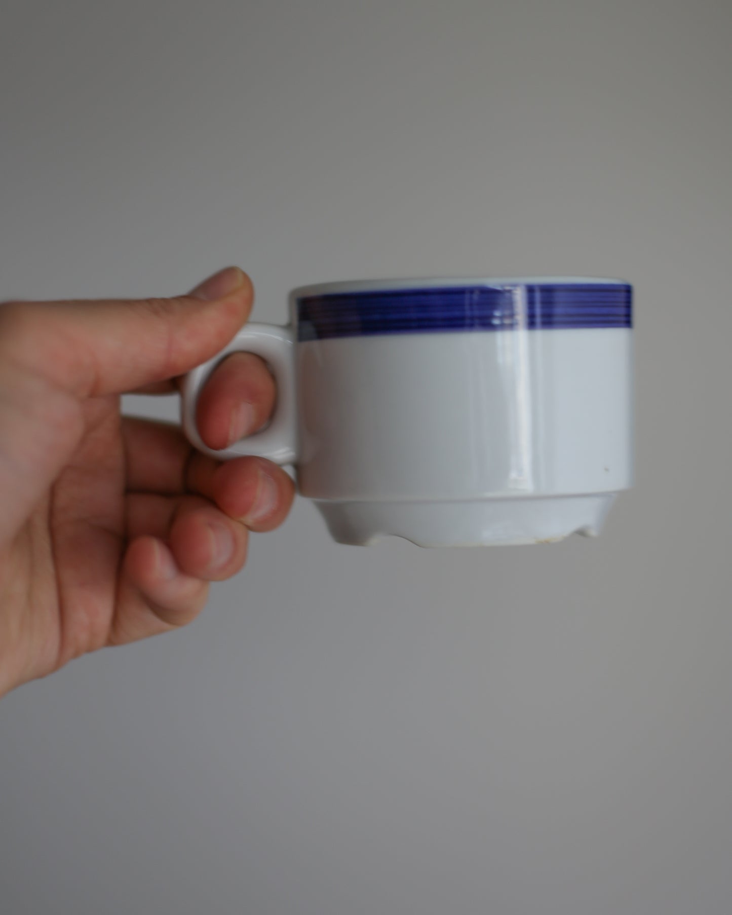 Set of 2 Vintage Jugokeramika Coffee Cups with Saucers