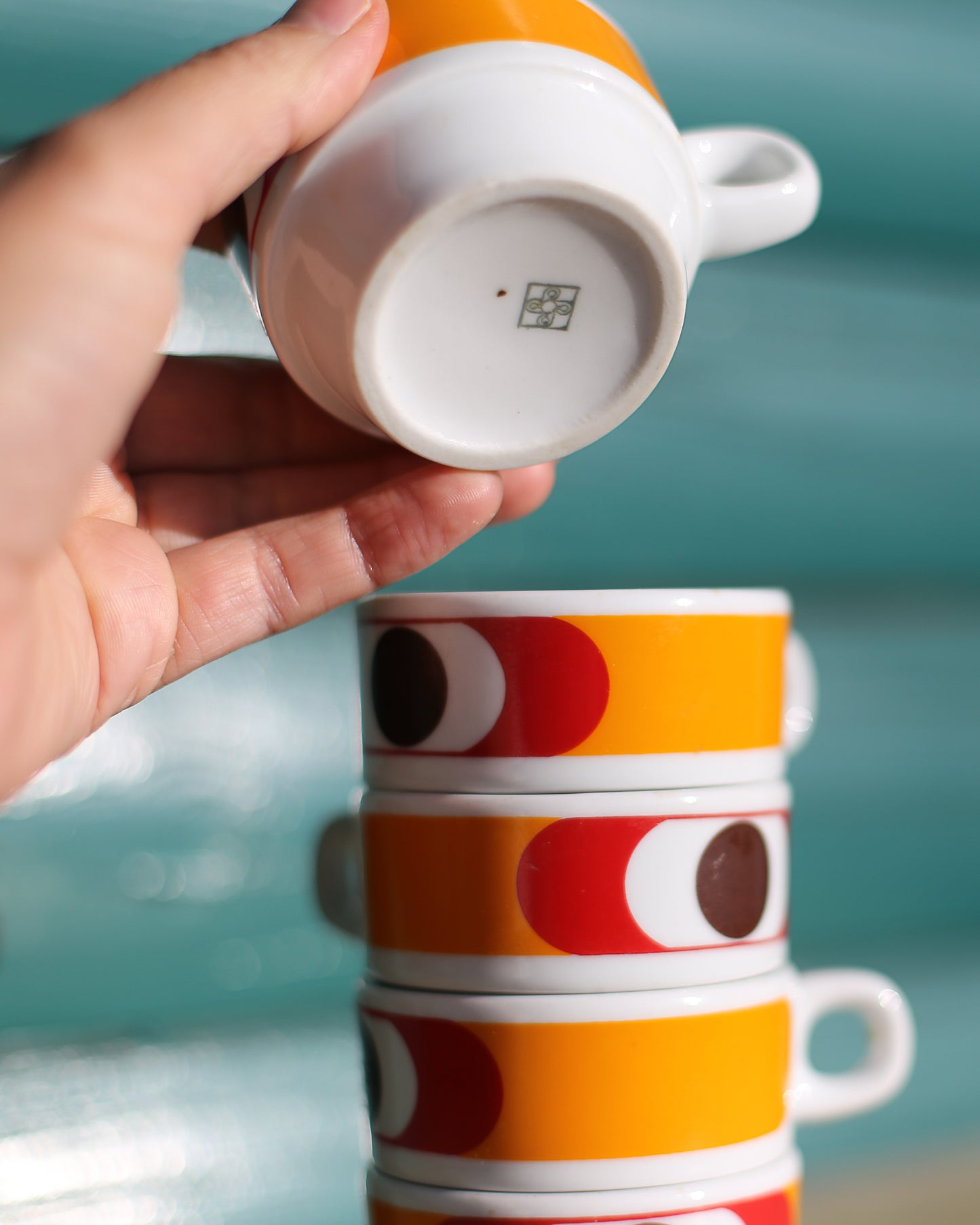 Vintage Jugokeramika Espresso Cups — Set of 5