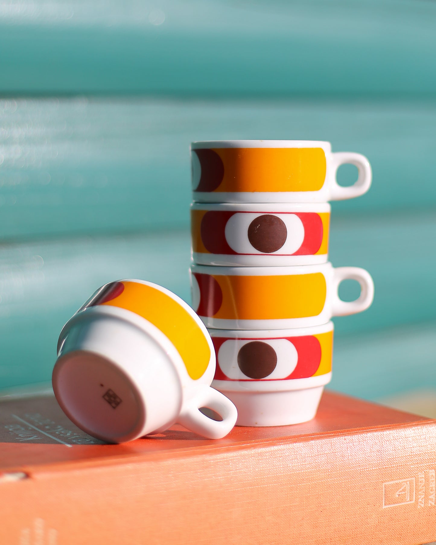 Vintage Jugokeramika Espresso Cups — Set of 5