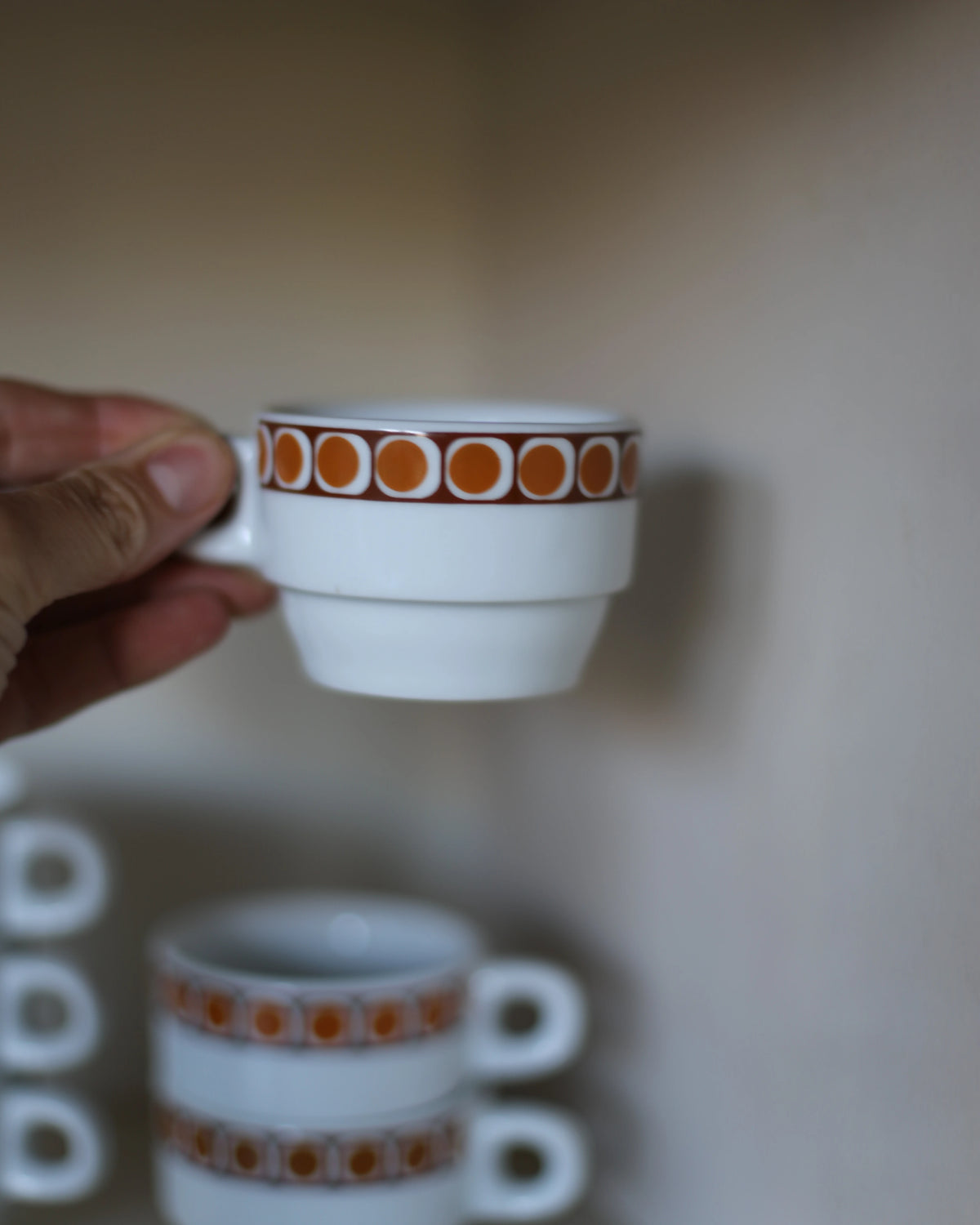 Vintage 1970s Jugokeramika Espresso Cups – Set of 6