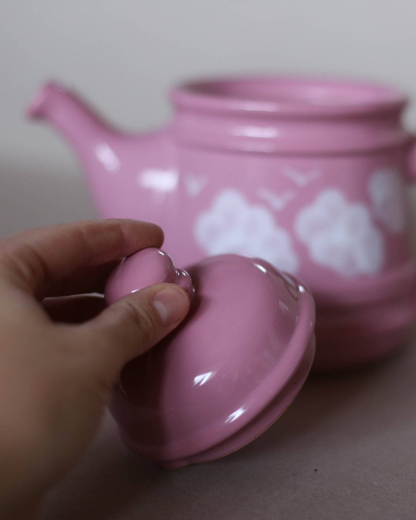Vintage XL KIL teapot with clouds