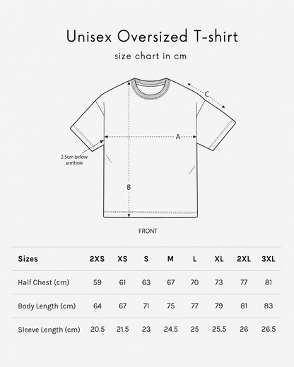 Unisex Oversized Sun Brown T-Shirt
