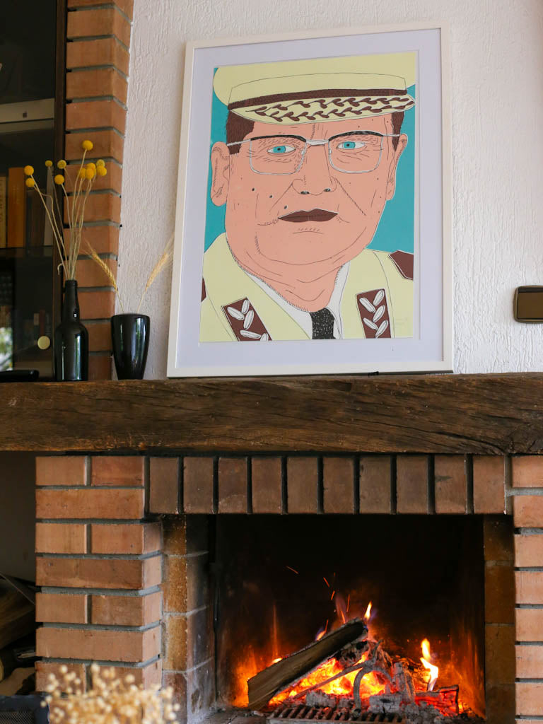 Tito Poster – Premium Giclée Print by Nina Mrsnik