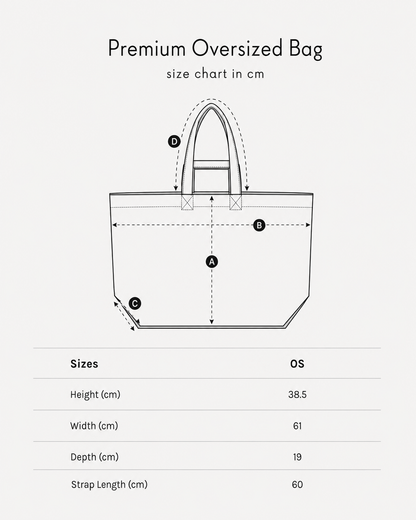 Sunny Adriatic Oversized Bag