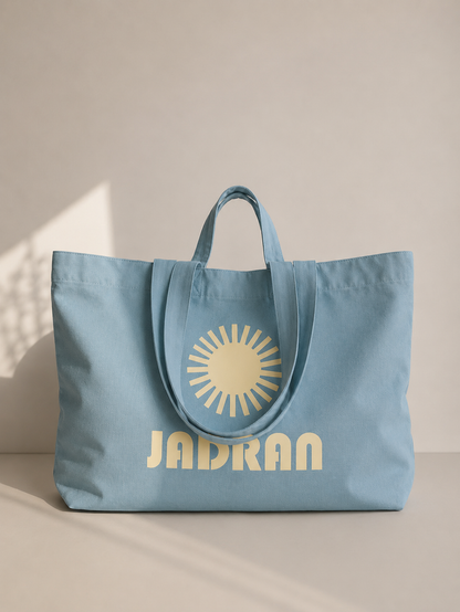 Sunny Adriatic Oversized Bag - Dusty Blue