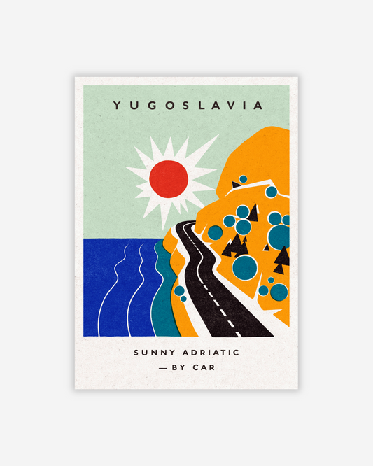Yugoslavia, Sunny Adriatic poster