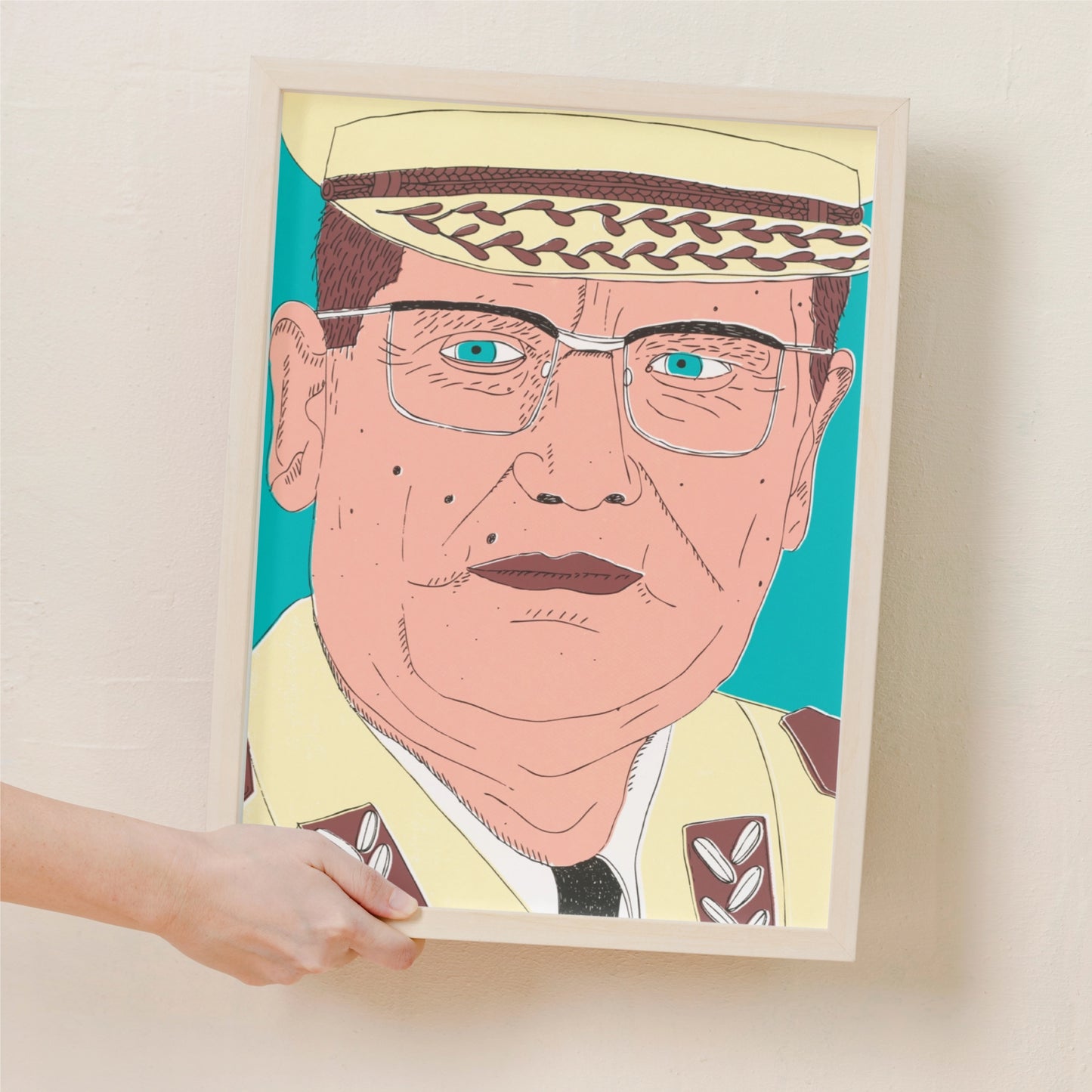 Tito Poster – Premium Giclée Print by Nina Mrsnik