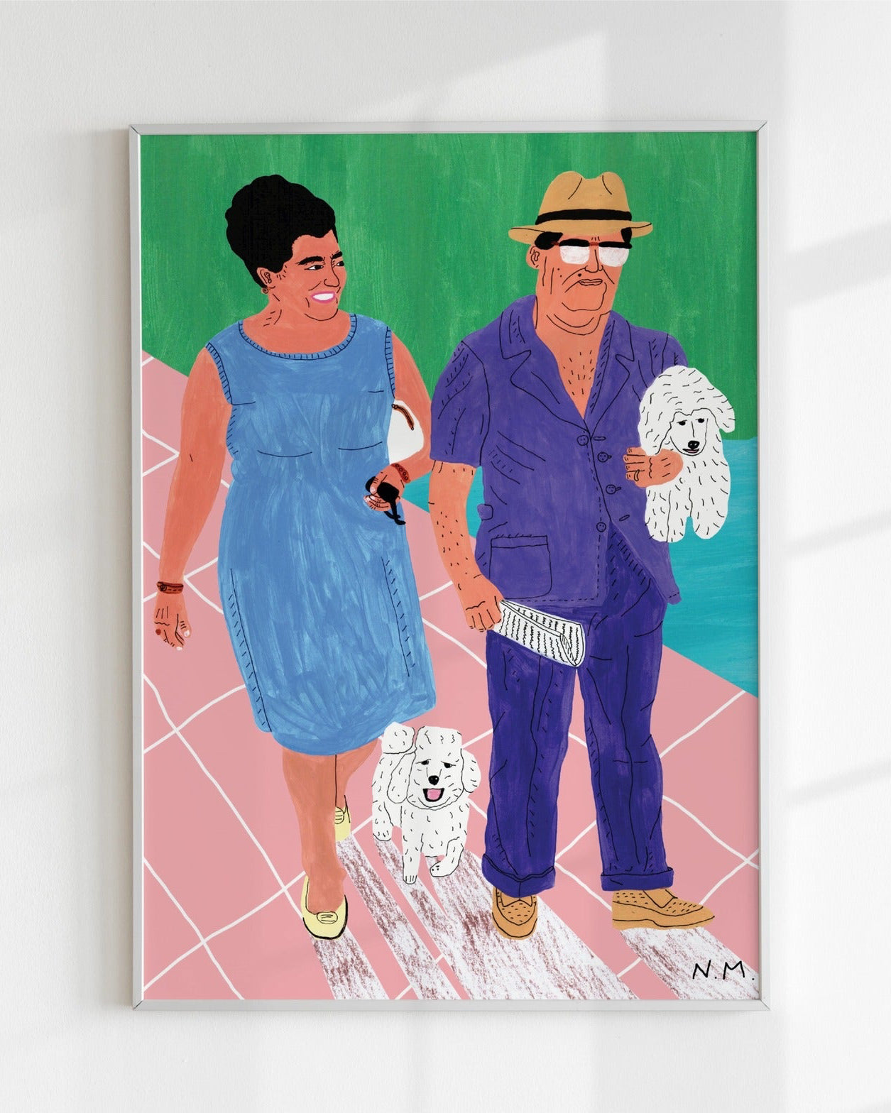 Tito and Jovanka poster by Nina Mršnik