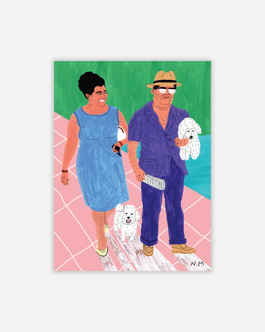 Tito and Jovanka poster by Nina Mršnik