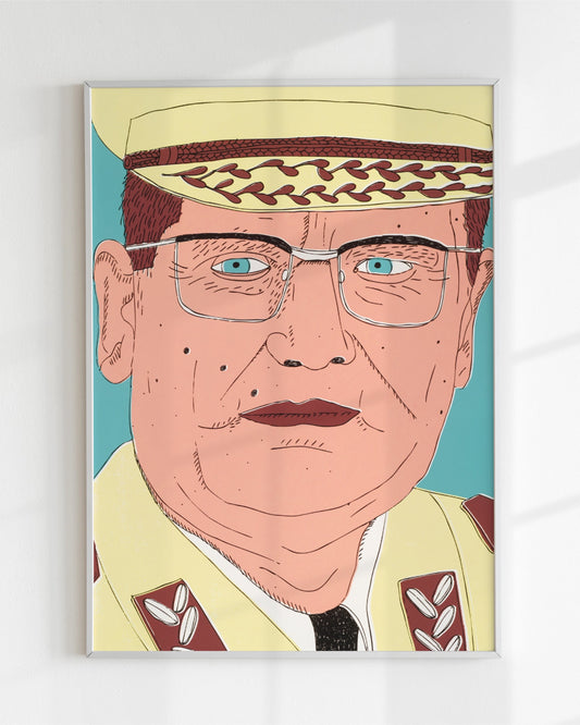 Tito Poster – Premium Giclée Print by Nina Mrsnik