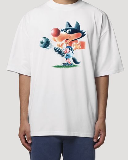 Oversized Unisex Vučko Football T-Shirt
