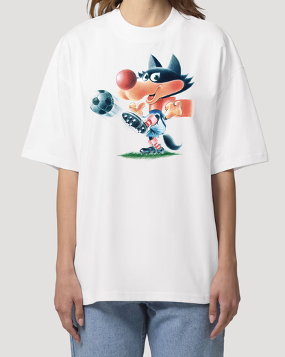 Oversized Unisex Vučko Football T-Shirt