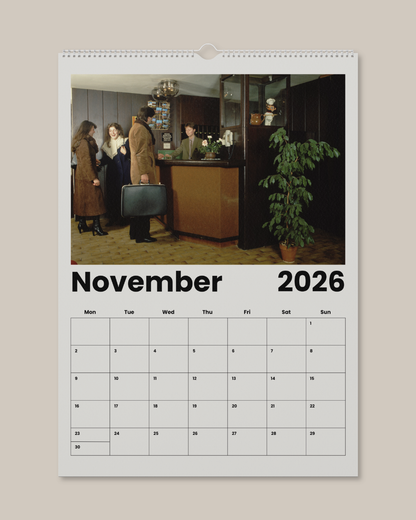 Wall Calendar Hotels of Yugoslavia 2026